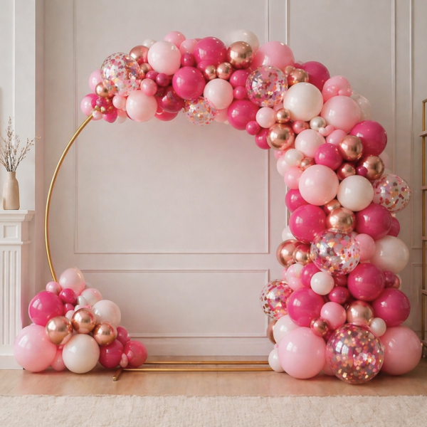 pink rose balloon garland kit 105 pcs