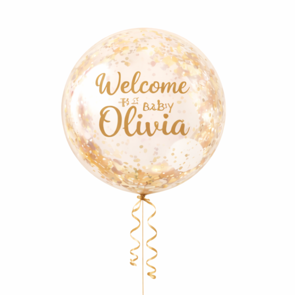 Personalized Birthday Confetti Balloon