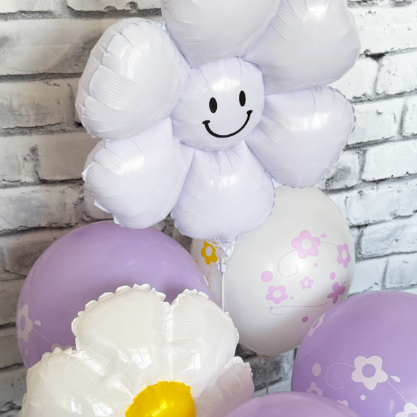Flower Balloon Bouquet Kit with Stand