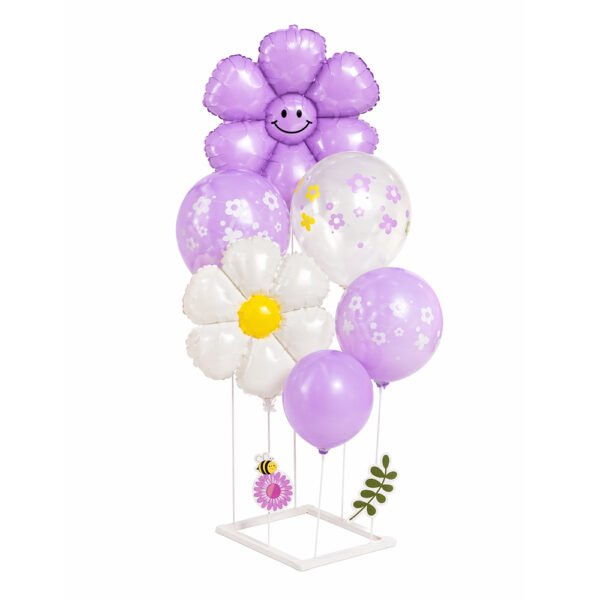 Flower Balloon Bouquet Kit with Stand
