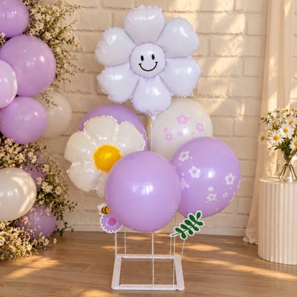 flower-balloon-bouquet-fit with-stand