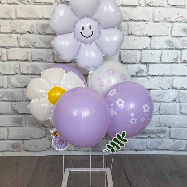 Flower Balloon Bouquet Kit with Stand