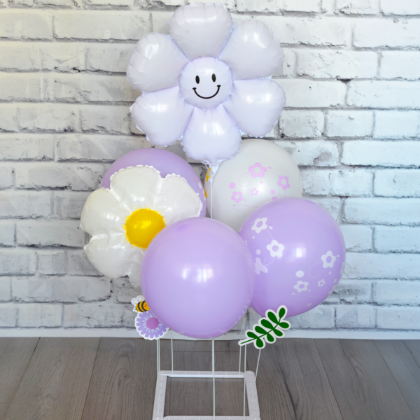 Flower Balloon Bouquet Kit with Stand