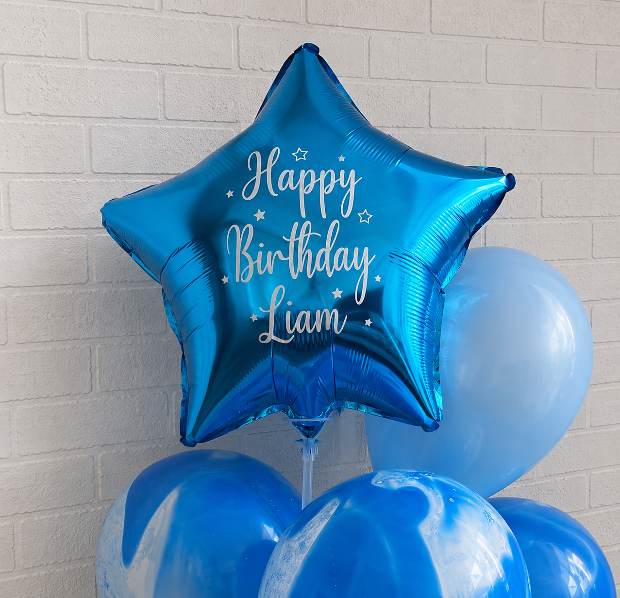 personalized birthday balloon set with name and star balloon personalized birthday balloon set with name and star balloon