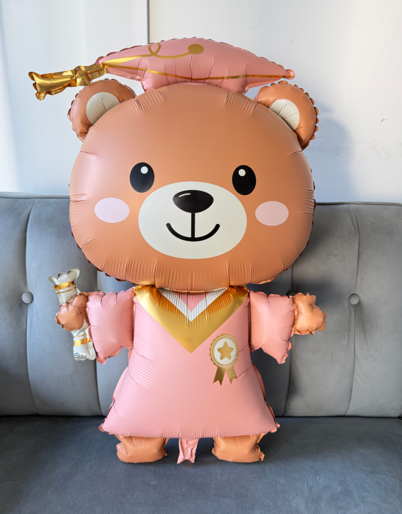 Graduation Girl Bear Foil Balloon 1 Pcs
