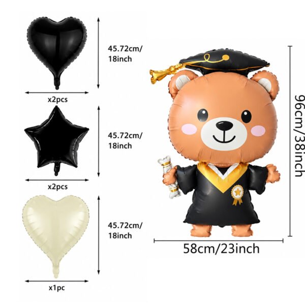 graduation-teddy-bear-boy-balloon-set