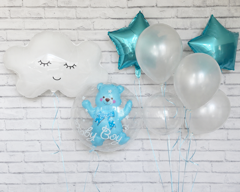 Baby Boy Balloon Decoration Set