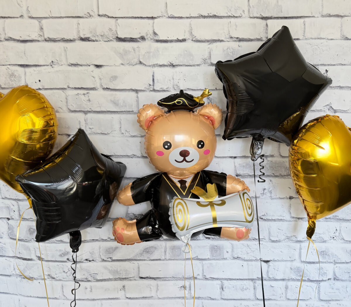 Graduation Teddy Bear Balloon Set