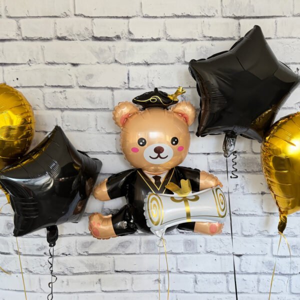 graduation-teddy-bear-balloon-set