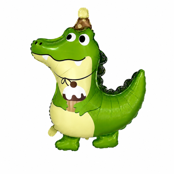 30 Inch Crocodile Birthday Foil Balloon