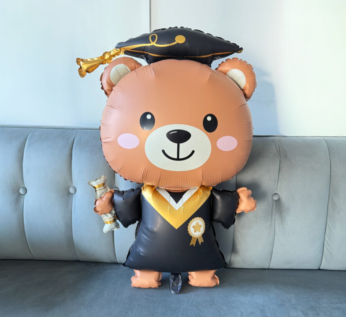 Graduation Boy Bear Foil Balloon 1 Pcs
