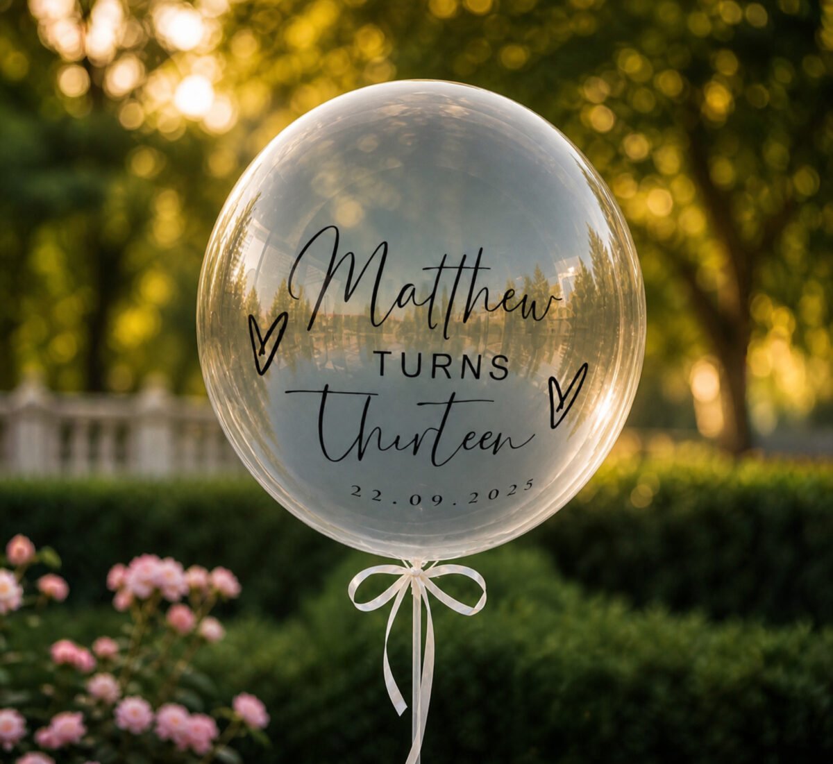 Personalized Birthday Bubble Balloon 24 inch