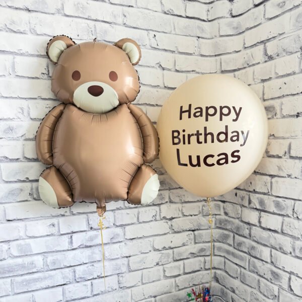 personalized-teddy-bear-birthday-balloon-set