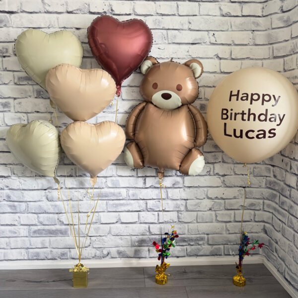 personalized-teddy-bear-birthday-balloon-set