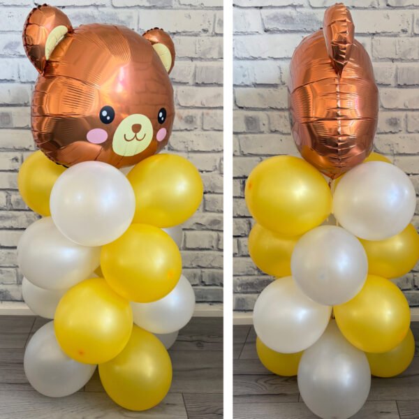 teddy-bear-balloon-сolumn-garland