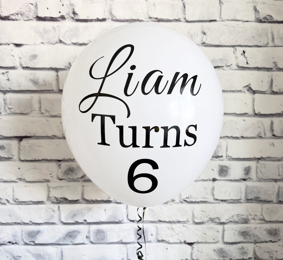 Personalized Birthday Balloon – Custom Name & Age