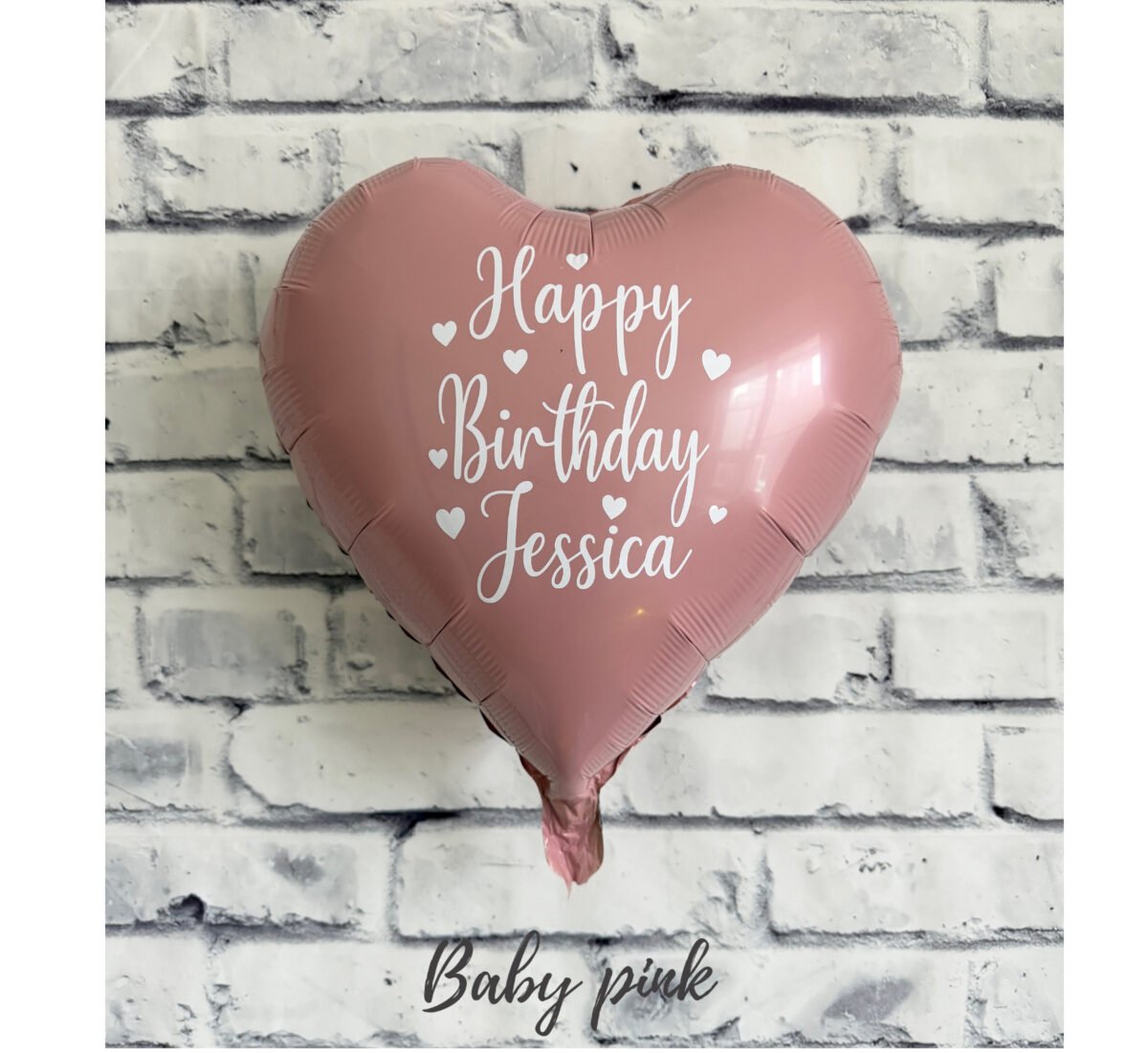 Personalized Heart Birthday Balloon