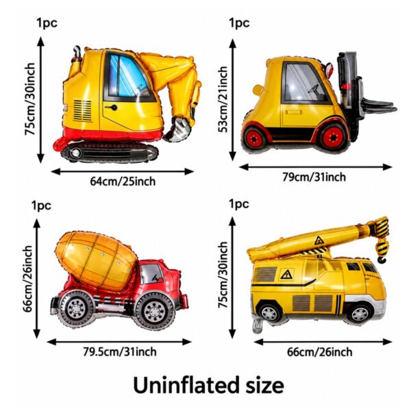 construction-vehicle-foil-balloon-set