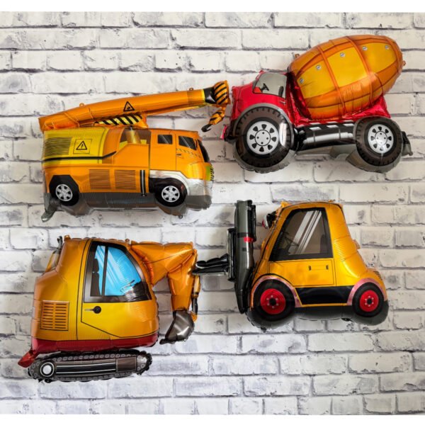 construction-vehicle-foil-balloon-set